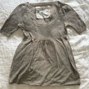 Vintage Abercrombie & Fitch Y2K babydoll Knit Top small
